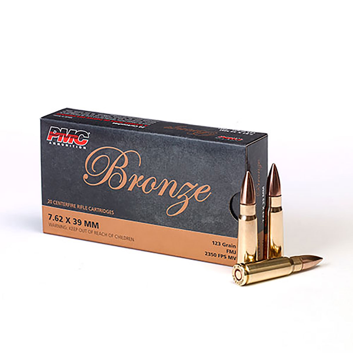 PMC AMMUNITION, INC. - BRONZE 7.62X39MM RIFLE AMMO