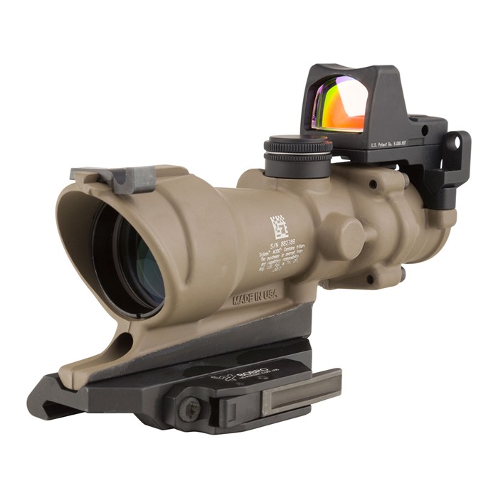 TRIJICON - ACOG ECOS 4X32MM FIXED RIFLE SCOPE WITH RMR TYPE 2