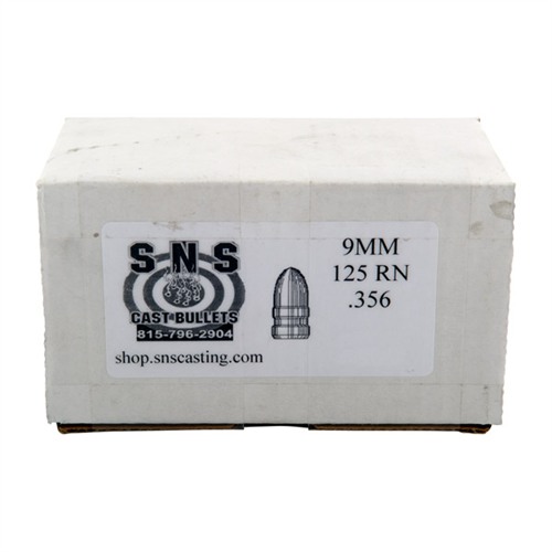 SNS CAST BULLETS - 9MM CALIBER CAST PISTOL BULLETS