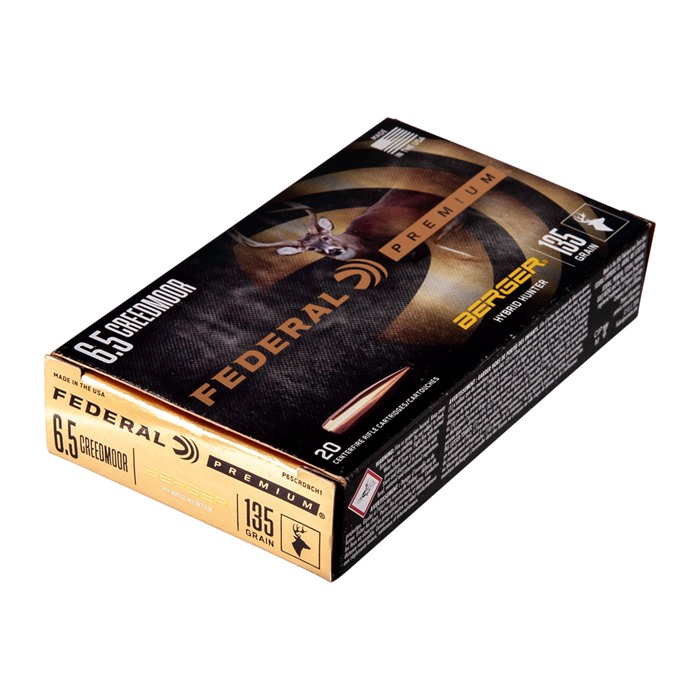 FEDERAL - PREMIUM HYBRID HUNTER 6.5MM CREEDMOOR AMMO