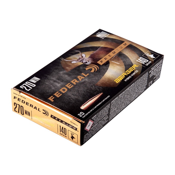 FEDERAL - PREMIUM HYBRID HUNTER 270 WINCHESTER AMMO