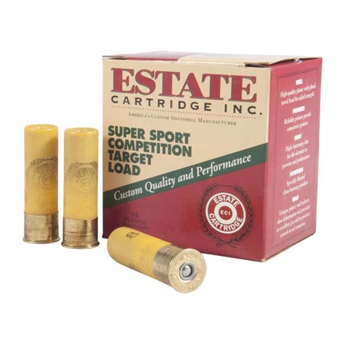 ESTATE CARTRIDGE INC. - SUPER SPORT COMPETITION AMMO 20 GAUGE 2-3/4" 7/8 OZ #8 SHOT