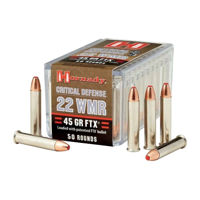 HORNADY - CRITICAL DEFENSE 22 WMR FLEX TIP EXPANDING AMMO