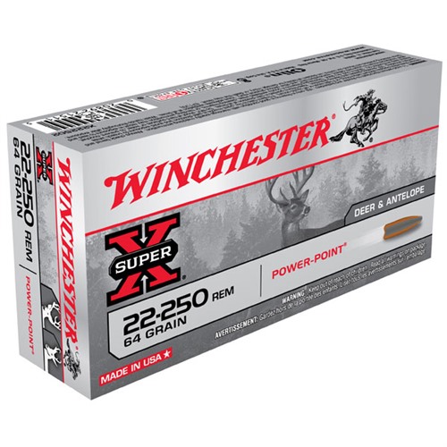 WINCHESTER - Winchester Super-X 22-250 64gr PP 20/bx
