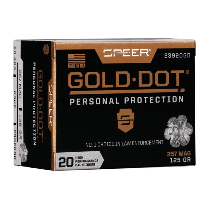 SPEER - GOLD DOT PERSONAL PROTECTION 357 MAGNUM AMMO