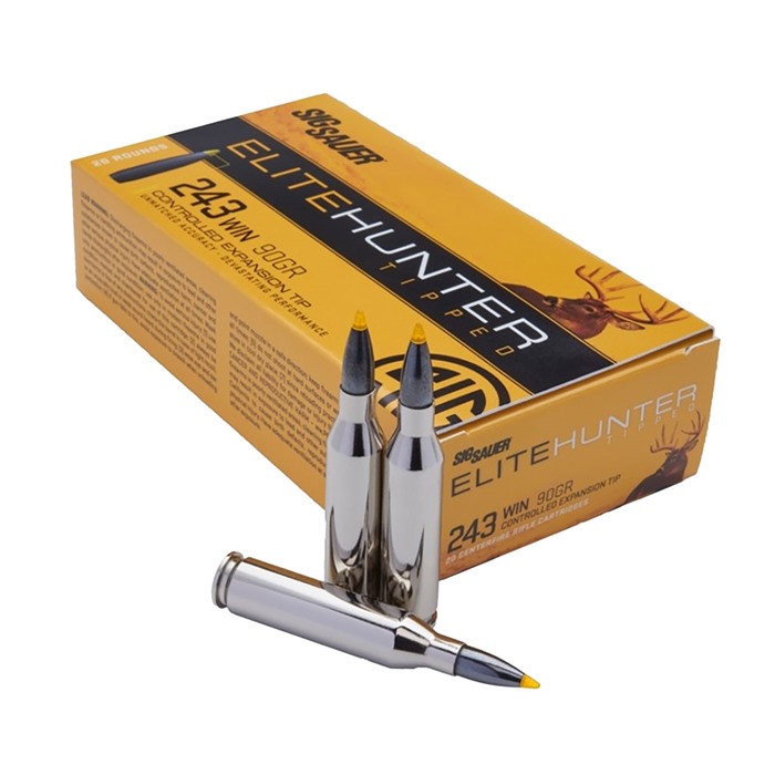 SIG SAUER, INC. - ELITE HUNTER TIPPED 243 WINCHESTER AMMO