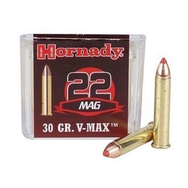 HORNADY - VARMINT EXPRESS AMMO 22 MAGNUM (WMR) 30GR V-MAX