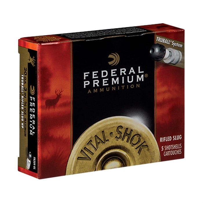 FEDERAL - VITAL-SHOK TRUBALL SLUG 20 GAUGE 3" AMMO