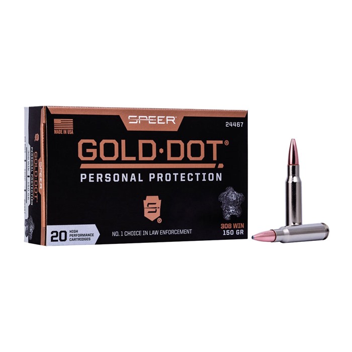 SPEER - GOLD DOT RIFLE 308 WINCHESTER AMMO