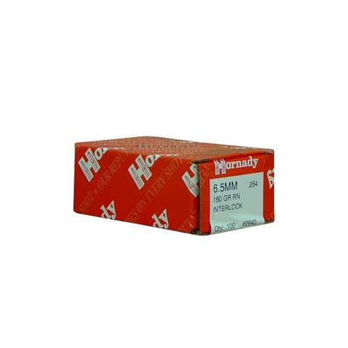 HORNADY - INTERLOCK® 6.5M CALIBER (.264) RIFLE BULLETS