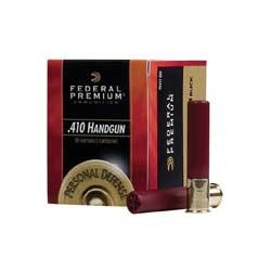 FEDERAL - PREMIUM PERSONAL DEFENSE AMMO 410 BORE 2-1/2" #000 SHOT