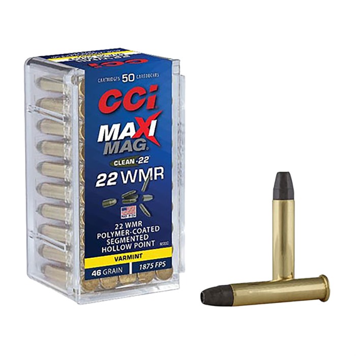 CCI - MAXI MAG 22 WMR SHP AMMO