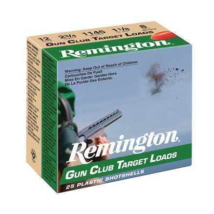 REMINGTON - GUN CLUB TARGET AMMO 20 GAUGE 2-3/4" 7/8 OZ #7.5 SHOT