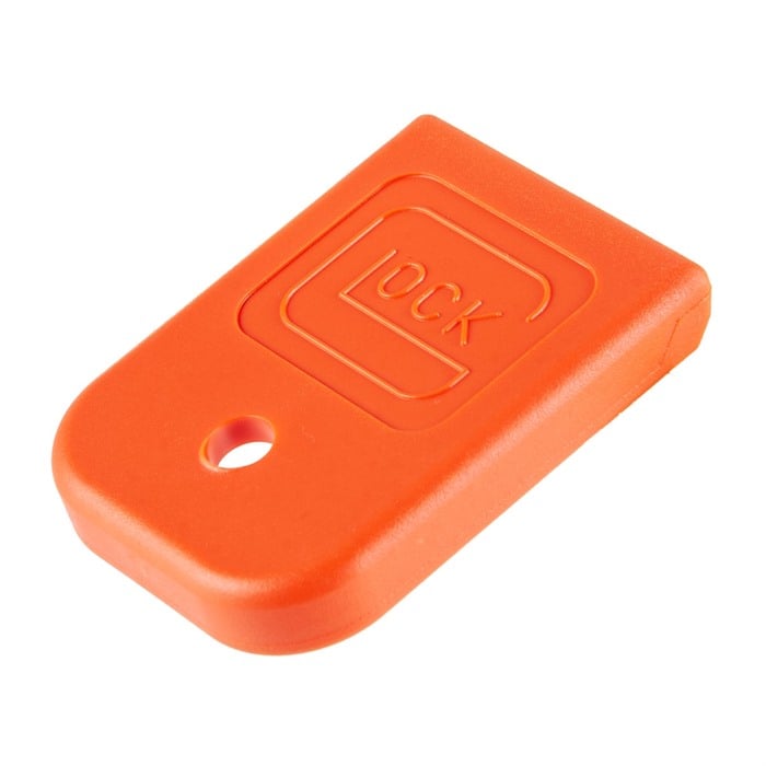 GLOCK - 9MM/40/380/357/45GAP MAGAZINE FLOOR PLATE ORANGE