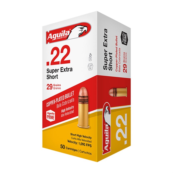 AGUILA - SUPER EXTRA SHORT 22 SHORT RIMFIRE AMMO