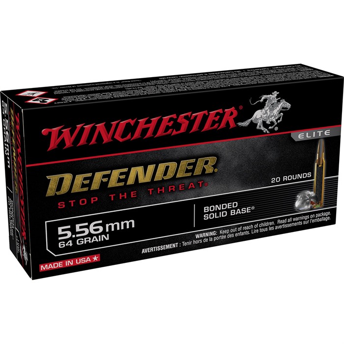 WINCHESTER - DEFENDER 5.56MM RIFLE AMMO