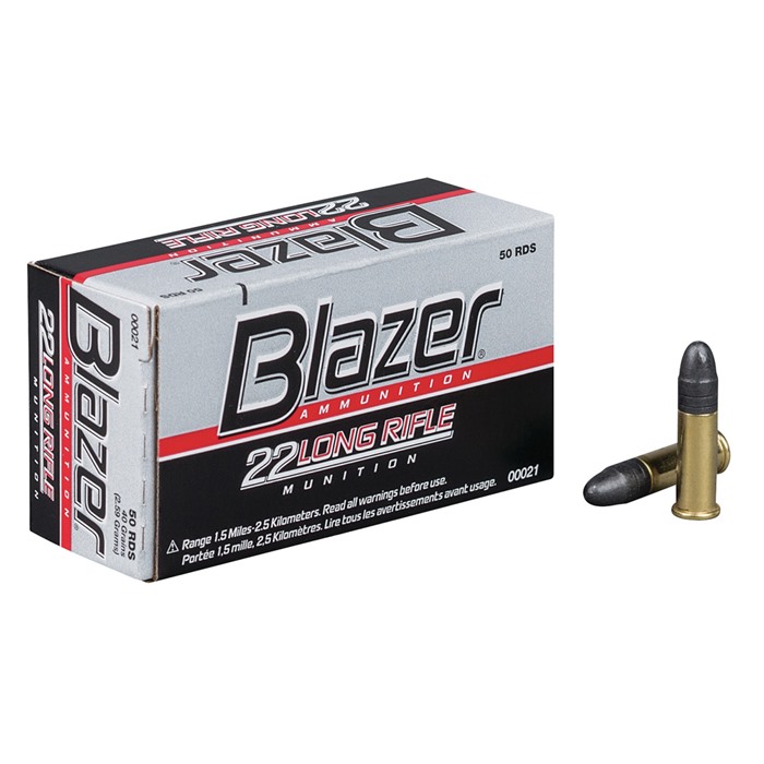 CCI - BLAZER AMMO 22 LONG RIFLE LEAD ROUND NOSE