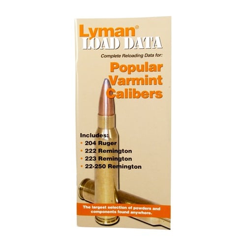 A-ZOOM - LYMAN LOAD DATA BOOK 20, 22 CAL