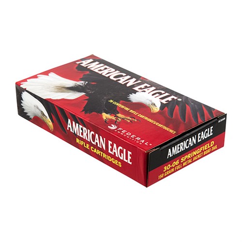 FEDERAL - AMERICAN EAGLE AMMO 30-06 SPRINGFIELD 150GR FMJ