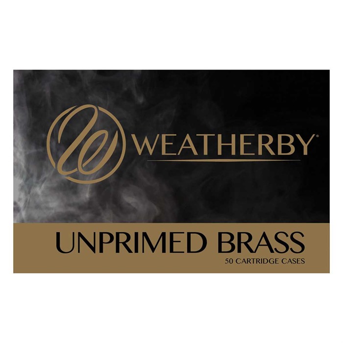 WEATHERBY INC. - 6.5-300 WBY MAG Unprimed Brass - 50 Count