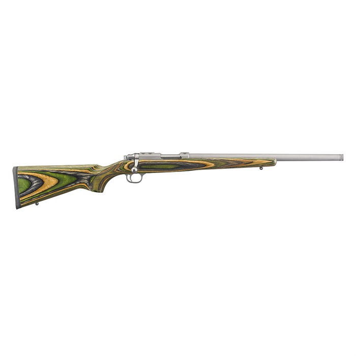 RUGER - Ruger 77/17 17 WSM 18" bbl 6rd Green Mountian Laminate