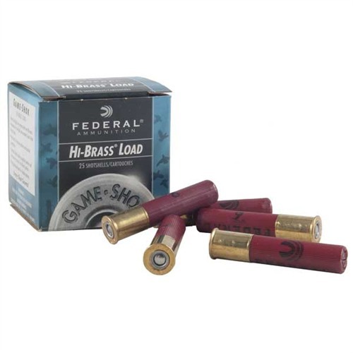 FEDERAL - Federal Game Shok Hi Brass 410 2.5" 1/2oz #7.5 25/bx