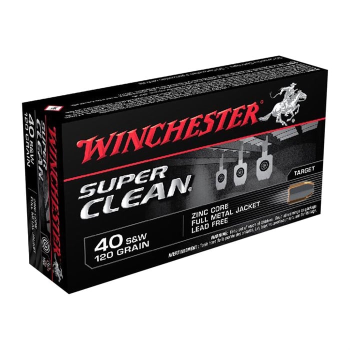 WINCHESTER - SUPER CLEAN NT 40 S&W HANDGUN AMMO
