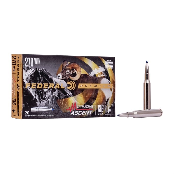 FEDERAL - TERMINAL ASCENT 270 WINCHESTER AMMO