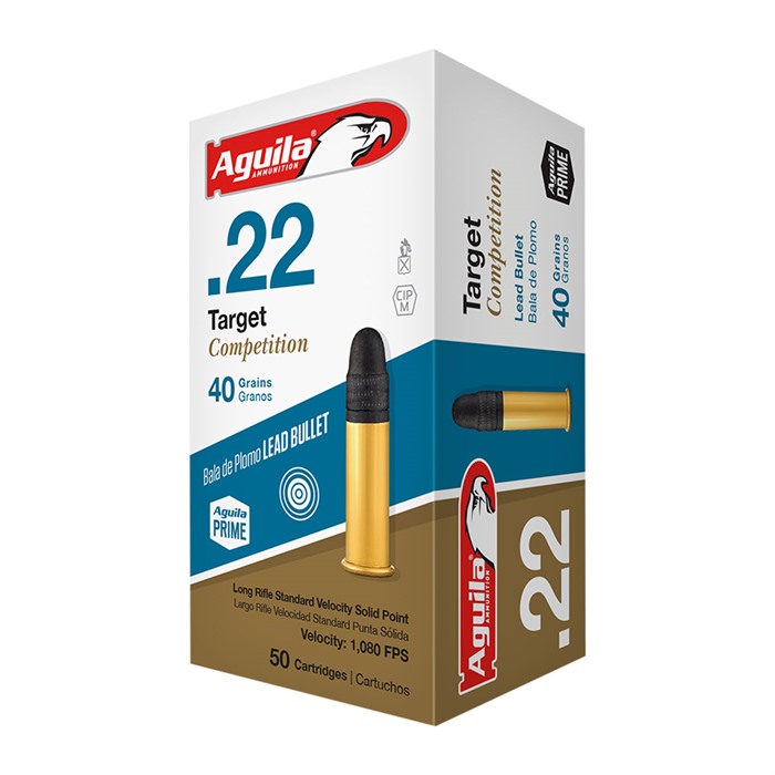 AGUILA - TARGET COMPETITION 22 LONG RIFLE RIMFIRE AMMO