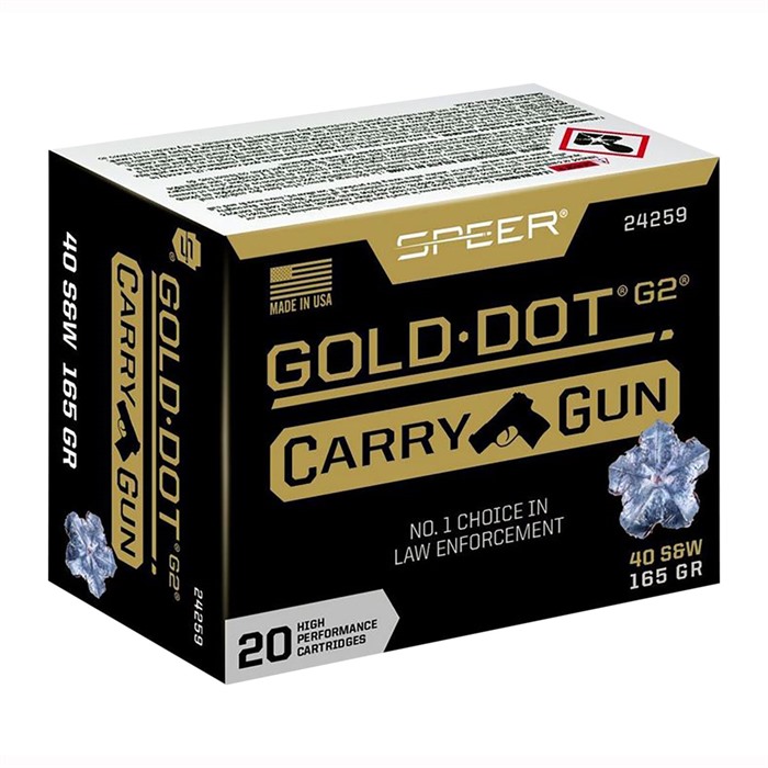 SPEER - GOLD DOT CARRY GUN 40 S&W AMMO