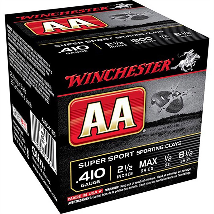 WINCHESTER - AA SUPER SPORT SPORTING CLAYS 410 BORE SHOTGUN AMMO