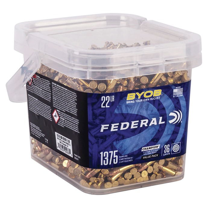 FEDERAL - BYOB 22 LONG RIFLE RIMFIRE AMMO