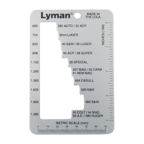 LYMAN - PISTOL & REVOLVER E-ZEE CASE GAUGE