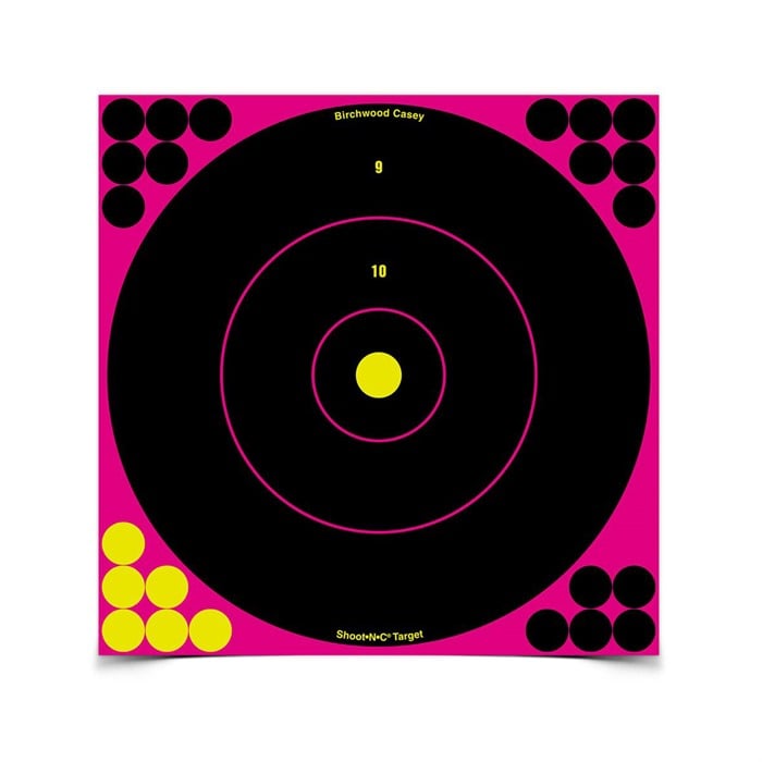 BIRCHWOOD CASEY - BC Shoot-N-C 12" Pink Round Target 5 Pack