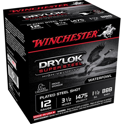 WINCHESTER - DRYLOK SUPER STEEL HIGH VELOCITY 12 GAUGE SHOTGUN AMMO