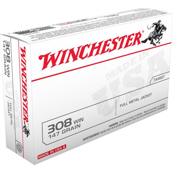 WINCHESTER - USA WHITE BOX 308 WINCHESTER RIFLE AMMO