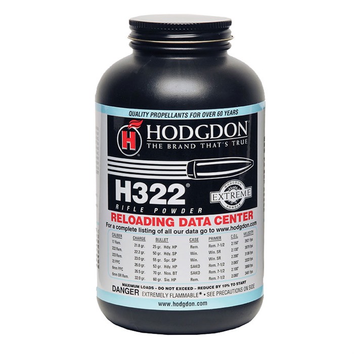 HODGDON POWDER CO., INC. - HODGDON POWDER H322