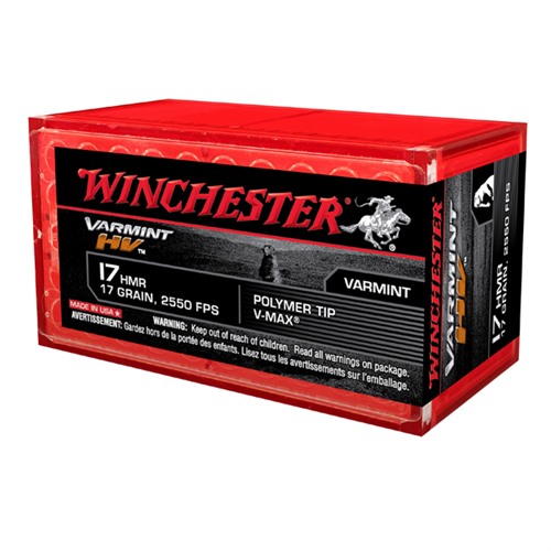 WINCHESTER - Winchester Ammo Varmint HV 17HMR V-Max 17gr 50/bx
