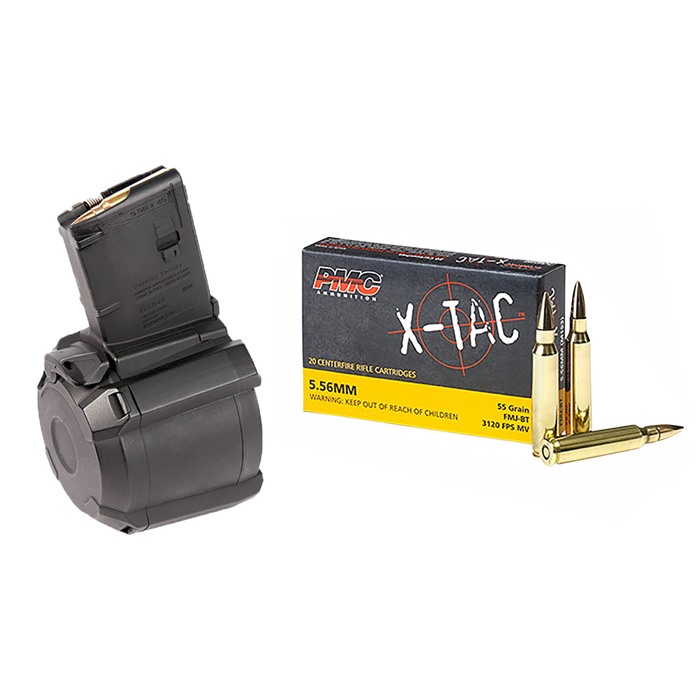 BROWNELLS BUNDLES - X-TAC 5.56 NATO 55GR FMJ 1000RD CASE WITH D60