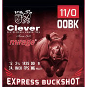 CLEVER - EXPRESS BUCKSHOT 12 GAUGE SHOTGUN AMMO