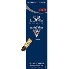 CCI - CB LONG AMMO 22 CB LONG 29GR LEAD ROUND NOSE