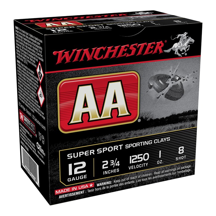 WINCHESTER - AA SUPER SPORT SPORTING CLAYS 12 GAUGE SHOTGUN AMMO