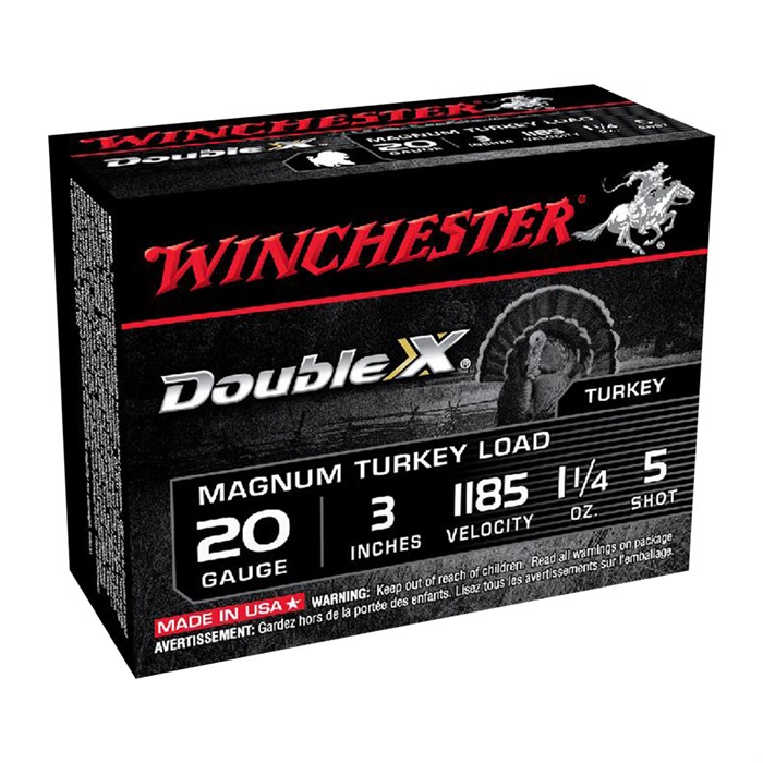 WINCHESTER - DOUBLE X MAGNUM TURKEY LOAD 20 GAUGE SHOTGUN AMMO