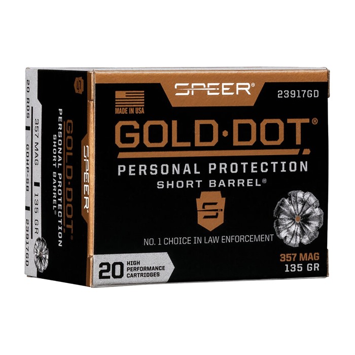 SPEER - GOLD DOT PERSONAL PROTECTION 38 SPECIAL +P AMMO