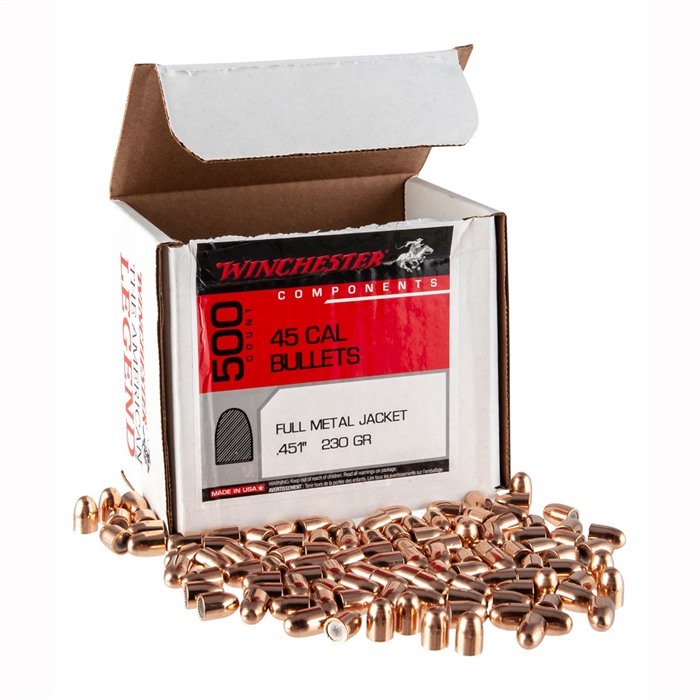 WINCHESTER - Winchester Bullets .45 230 gr. FMJ 500bx