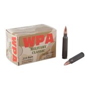 WOLF - MILITARY CLASSIC AMMO 223 REMINGTON 55GR FMJ