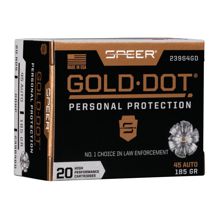SPEER - GOLD DOT PERSONAL PROTECTION 45 ACP AMMO