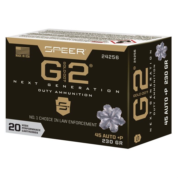 SPEER - GOLD DOT G2 45 AUTO +P AMMO