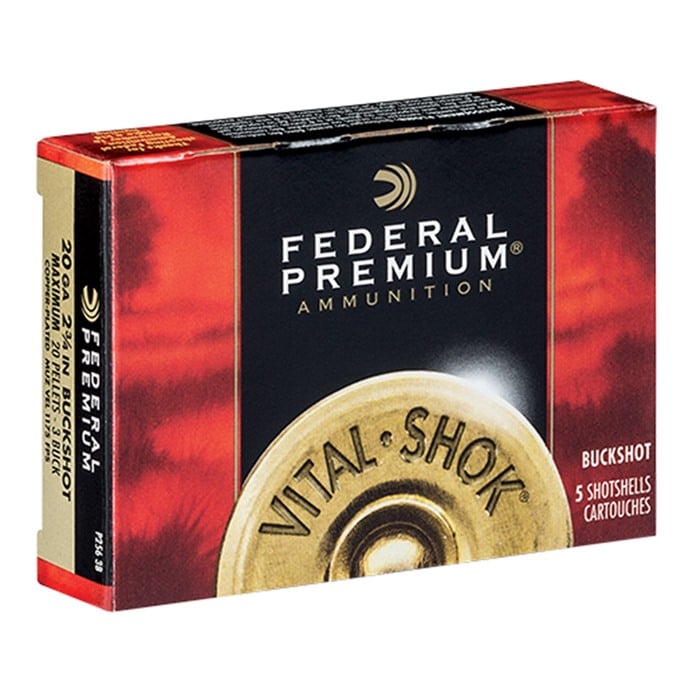 FEDERAL - VITAL-SHOK BUCKSHOT 20 GAUGE 2-3/4" AMMO