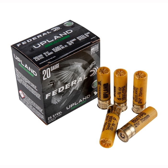 FEDERAL - UPLAND STEEL DOVE & TARGET 20 GAUGE 2-3/4" AMMO